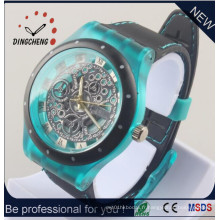 Nouvelle montre-bracelet de montre de bracelet de montre-bracelet de style de silicone (DC-1288)